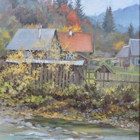 Peinture, On the bank of the Black Tisza, Procach Olesia
