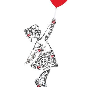 Skulpturen, La fillette Infinie doodle Heart, Ravi