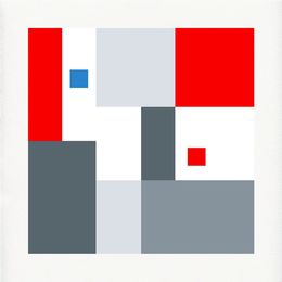 Print, Carré rouge et noir, Mitsouko Mori