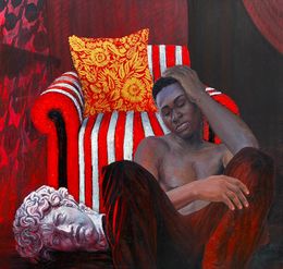 Gemälde, Things Fall Apart 1 (No Room For Emotion), Abdulateef Salaudeen