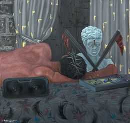 Gemälde, Things Fall Apart 2 (Men Don't Cry), Abdulateef Salaudeen