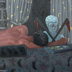 Peinture, Things Fall Apart 2 (Men Don't Cry), Abdulateef Salaudeen