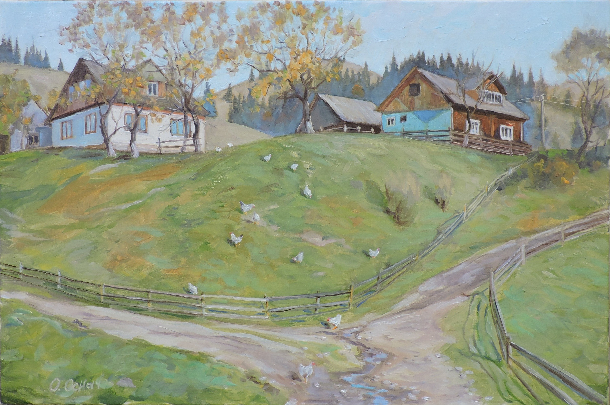 Procach Olesia, Evening walk Procach Olesia, Evening walk