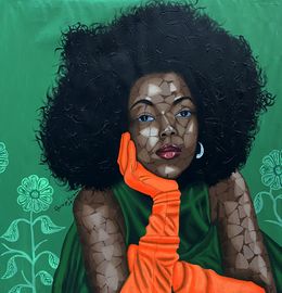 Painting, Expectation 2, Oyeleye Feranmi