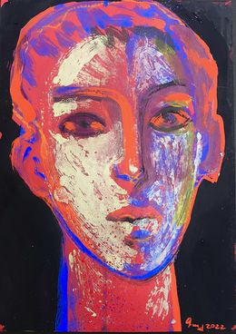 Peinture, Portrait, Guy Ghazanchyan