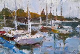 Gemälde, Yacht Club, Kovalenko Ivan