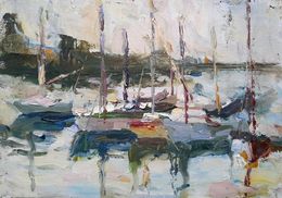 Gemälde, Yacht Club, Kovalenko Ivan