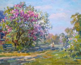 Painting, Walking down the street, Kovalenko Ivan