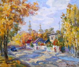 Painting, City life, Kovalenko Ivan