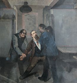 Painting, L'arrestation, Daniel Ihly