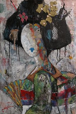 Gemälde, Serie Geisha 00090, Josep Pozo