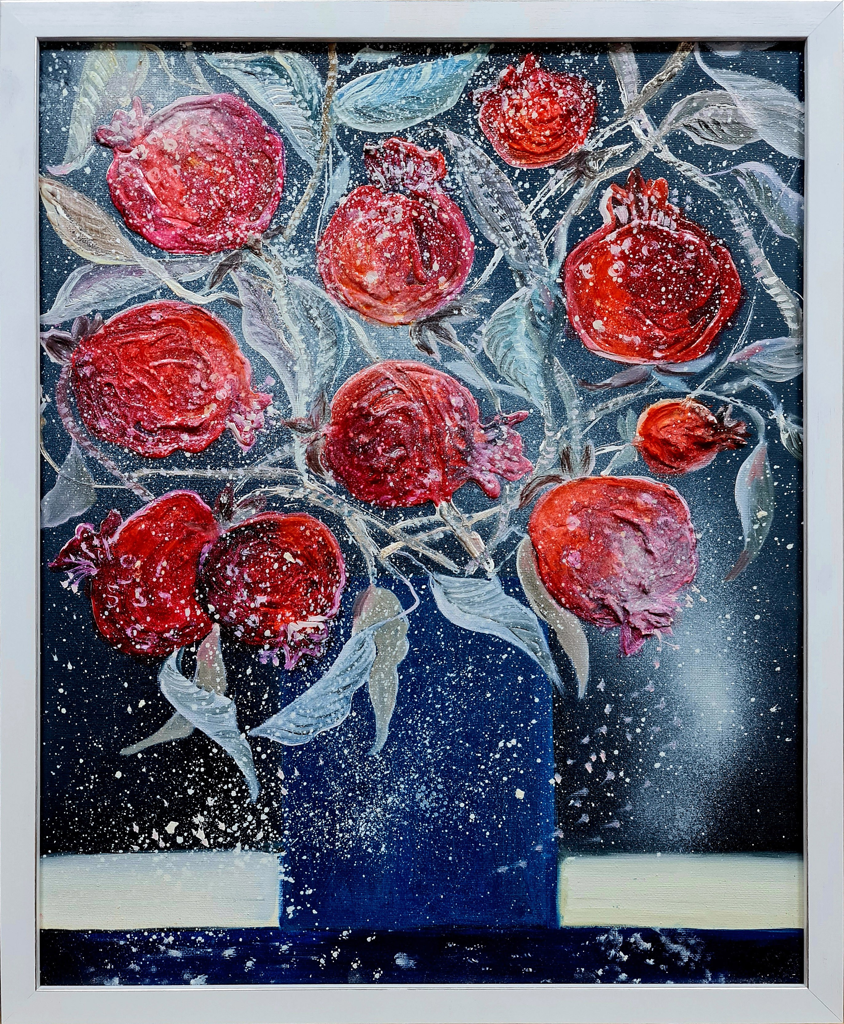 Lilya Volskaya, Pomegranates in the snow Lilya Volskaya, Pomegranates in the snow