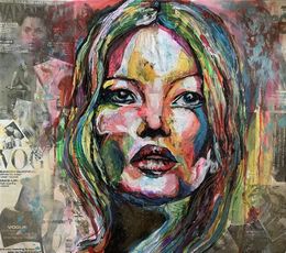 Painting, Icon of Style. Kate Moss, Inga Savina