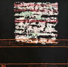 Gemälde, End of transmission, Alain Churlaud