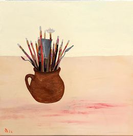 Gemälde, L'atelier, Alain Churlaud