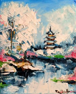Painting, Contes d'hiver au Japon, Thibault Vigneron