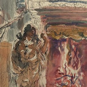 Zeichnungen, Hôtel joyeux, Amboise, Eliane Diverly