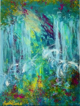 Peinture, Waterfalls, Loretta Pena
