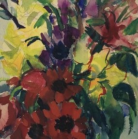 Dessin, Bouquet de fleurs, Alice Rymowicz