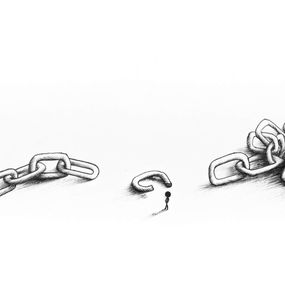 Fine Art Drawings, Surrender, Notseig