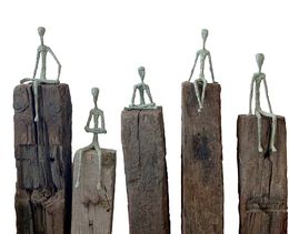 Sculpture, Compadres, Pablo Serrano Gómez