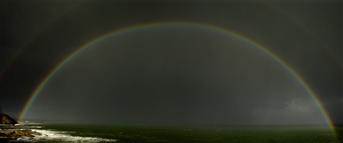 Imanol Marrodán, New Year's double rainbow seascape (Identity Revelations Series) 1. 01. 2006 Imanol Marrodán, New Year's double rainbow seascape (Identity Revelations Series) 1. 01. 2006