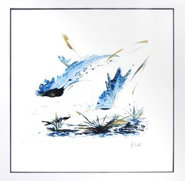 Peinture, Fantaisie 12 - Série abstraction poétique, Armelle Loisel