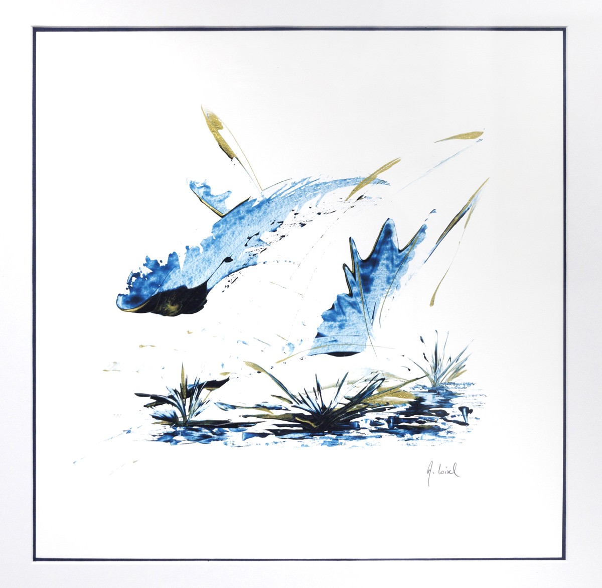 Armelle Loisel, Fantaisie 12 - Série abstraction poétique Armelle Loisel, Fantaisie 12 - Série abstraction poétique