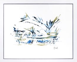 Peinture, Fantaisie 7 - Série abstraction poétique, Armelle Loisel