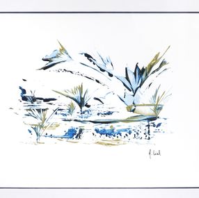Gemälde, Fantaisie 7 - Série abstraction poétique, Armelle Loisel