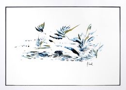 Gemälde, Fantaisie 2 - Série abstraction poétique, Armelle Loisel