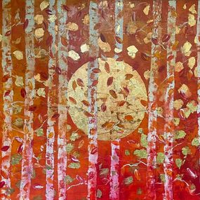 Peinture, Moonrise Through the Woods, Chelsea Davine