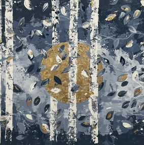 Gemälde, Moonlight Through the Woods, Chelsea Davine