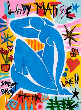 Painting, Lady Matisse (a tribute to Matisse), Dr. Love