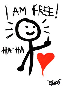 Gemälde, I am free!, Dr. Love