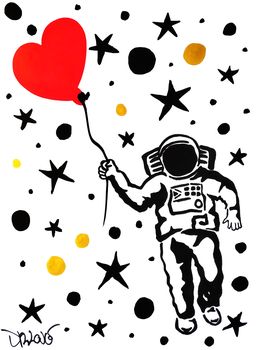 Peinture, Spaceman in love, Dr. Love