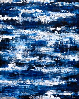 Peinture, Deep Blue with Silver, Chelsea Davine