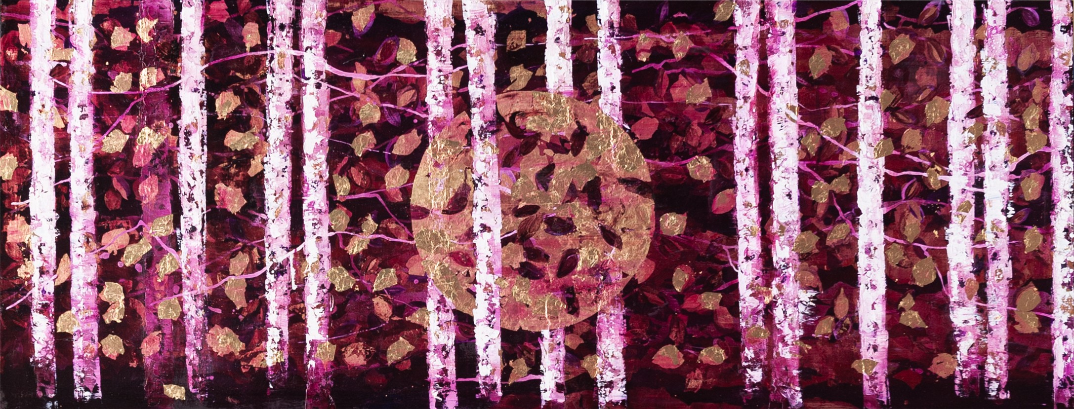 Chelsea Davine, Gold Moon Through Autumn Woods Chelsea Davine, Gold Moon Through Autumn Woods