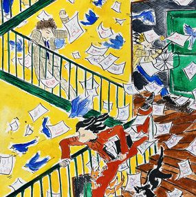 Painting, Run run run, Gabrielle Rul