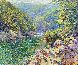 Pintura, Morning on the Tara River, Andrii Chebotaru
