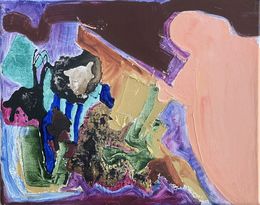 Painting, Growing Shadows from Scratch, Anita Clearfield