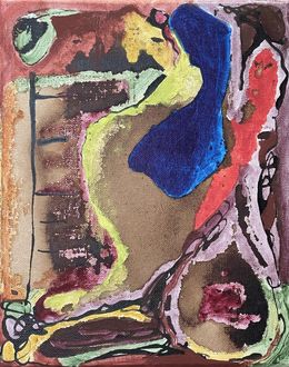 Peinture, Goal-tending, Anita Clearfield