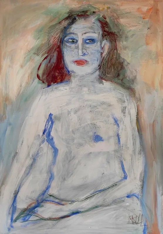 Barbara Kroll, Naked portrait Barbara Kroll, Naked portrait