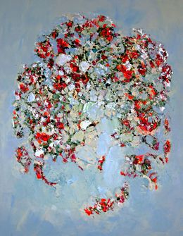 Painting, Sailing Flower Island, Barbara Krupp