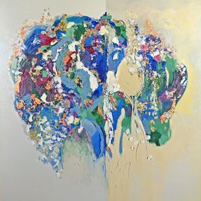 Gemälde, The Magic Buffalo, Barbara Krupp