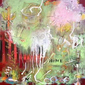 Painting, Home Is Love No.8, Bea Garding Schubert