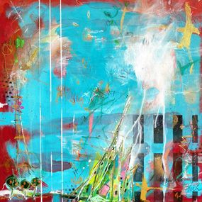 Painting, Home Is Love No.6, Bea Garding Schubert