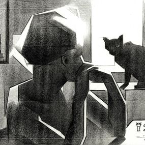 Zeichnungen, Bastet, Corné Akkers