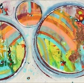 Painting, Chasing Rainbows, Cynthia Ligeros