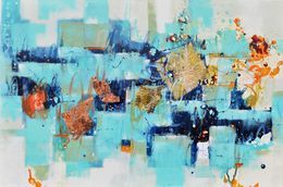 Painting, Light of The Harvest Moon, Cynthia Ligeros